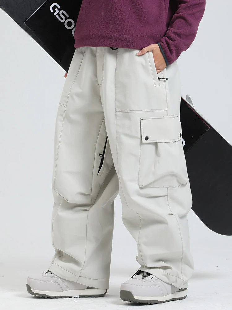 Women's Gsou Snow Terrain Rider SnowRush Freestyle Baggy Snow Pants - Image 8