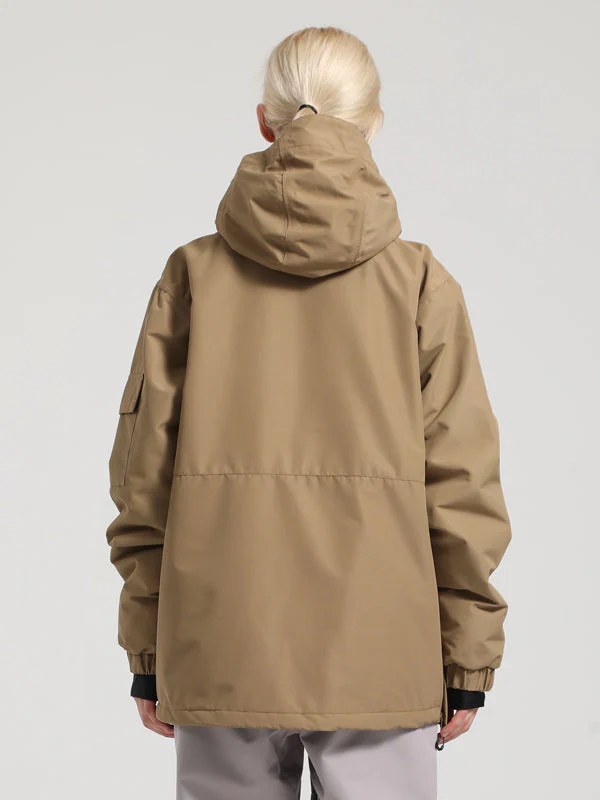 Women's Gsou Snow Winter Action Anorak Cargo Snowboard Jacket - Image 2