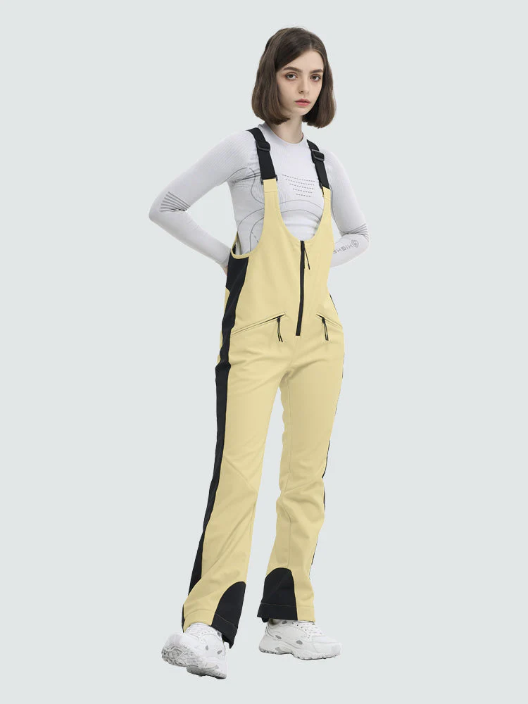 Women's High Experience Tailored Flex Flare Ski Bibs Overalls - Image 11