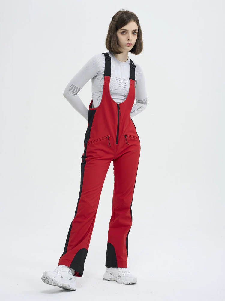 Women's High Experience Tailored Flex Flare Ski Bibs Overalls - Image 3