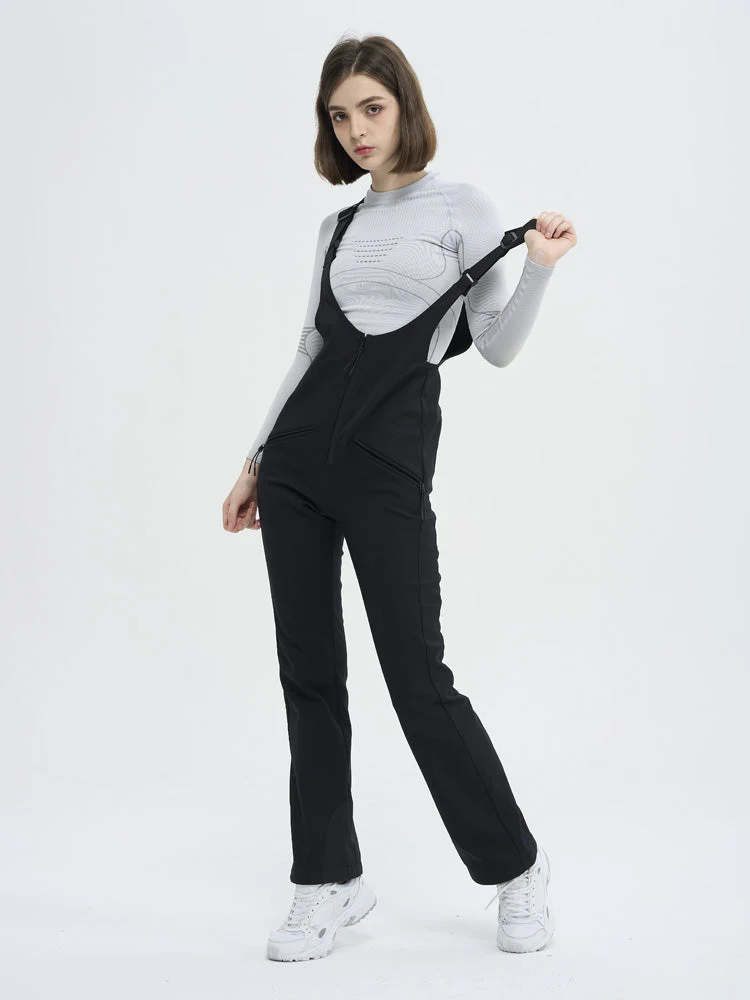 Women's High Experience Tailored Flex Flare Ski Bibs Overalls - Image 5
