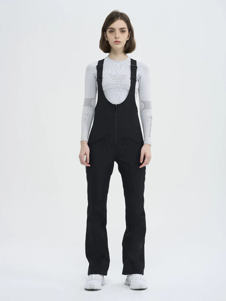 Women's High Experience Tailored Flex Flare Ski Bibs Overalls - Image 6