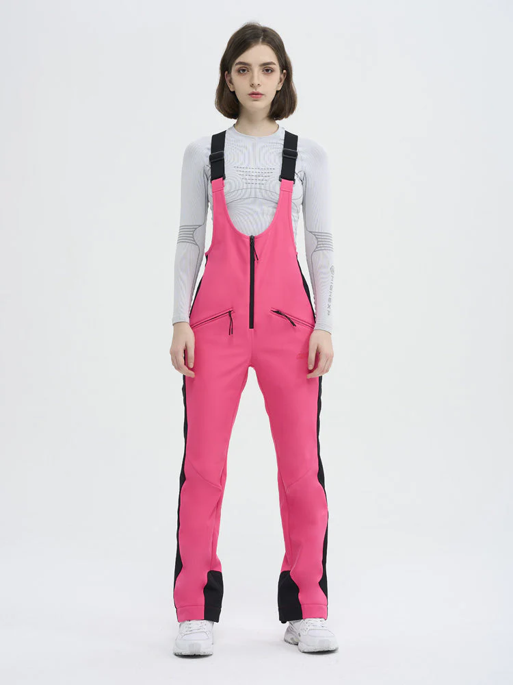 Women's High Experience Tailored Flex Flare Ski Bibs Overalls - Image 7