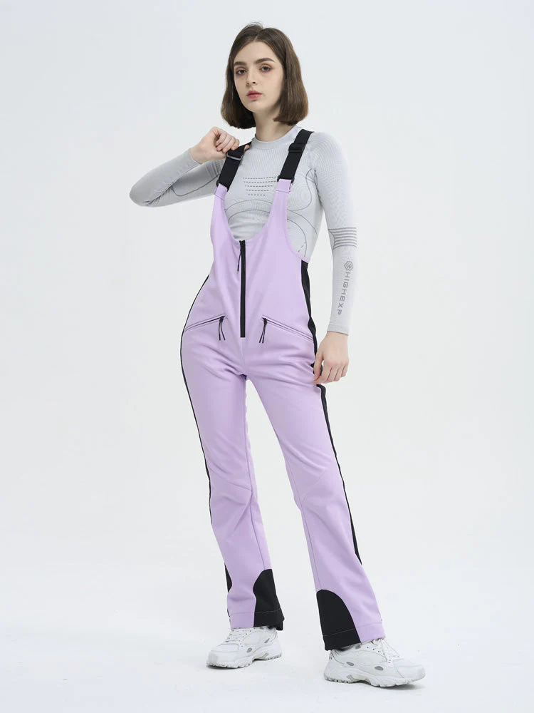 Women's High Experience Tailored Flex Flare Ski Bibs Overalls - Image 9