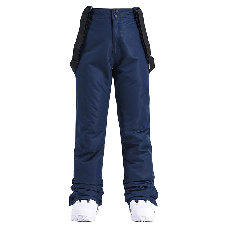 Women's Insulated Mountains Aurora White Winter Snow Pants Ski Bibs - Image 9