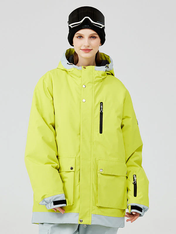 Women's Insulated Winter Mountain Dope Ski Snowboard Jacket - Image 3