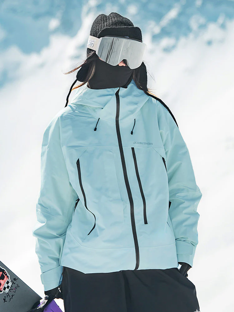 Women's John Snow Alpine Breaker All-Weather Ski Snowboard Jacket - Image 2