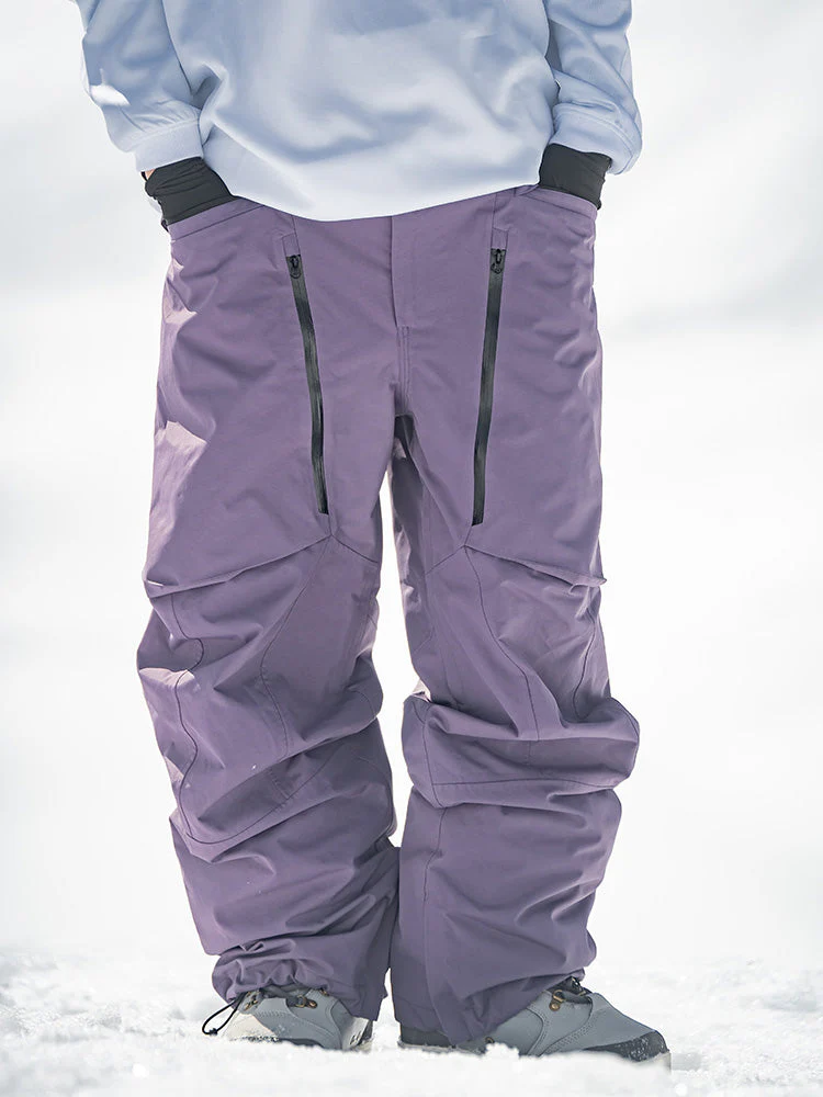 Women's John Snow Backcountry-Ready Baggy Cargo Snow Pants - Image 3