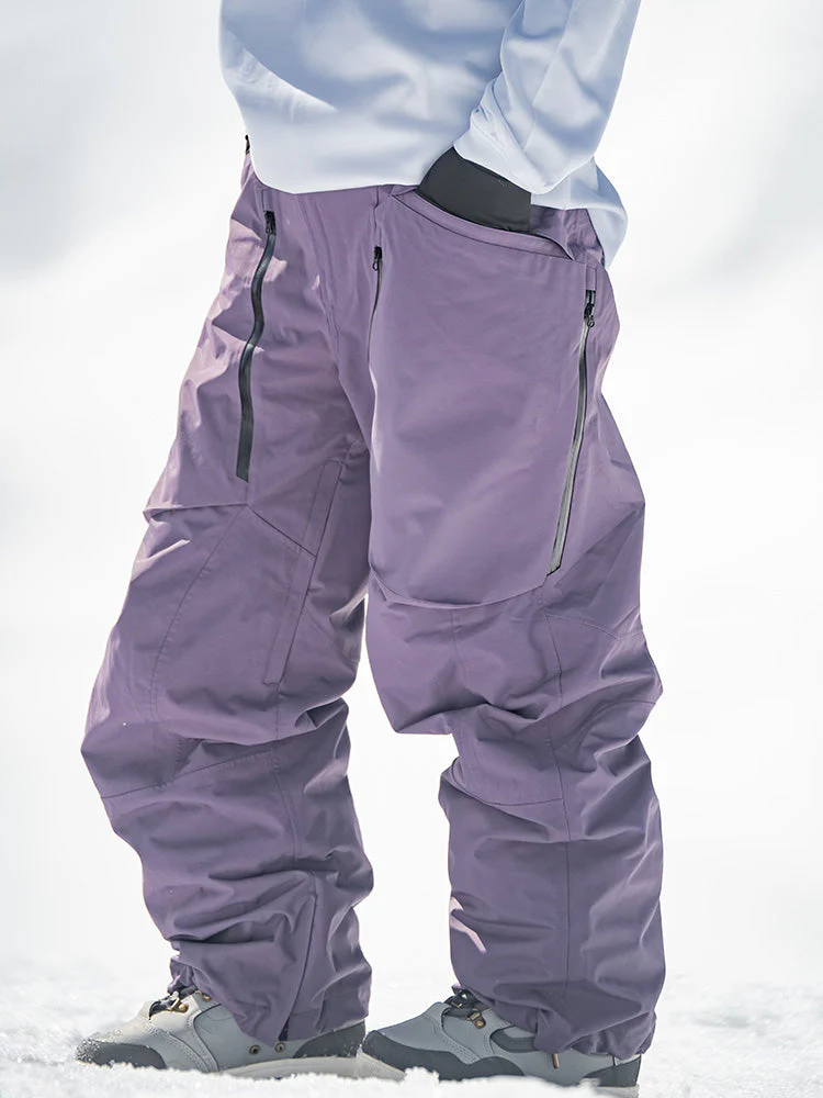Women's John Snow Backcountry-Ready Baggy Cargo Snow Pants - Image 4