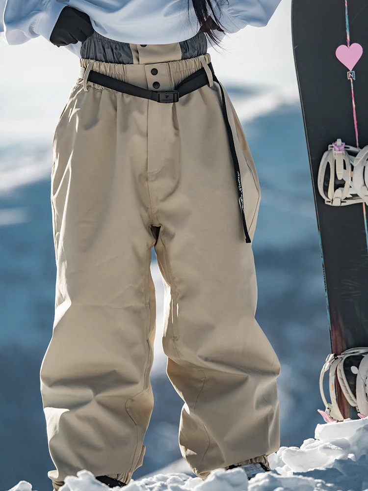 Women's John Snow CityGlide All-Weather Baggy Cargo Snowboard Pants - Image 5
