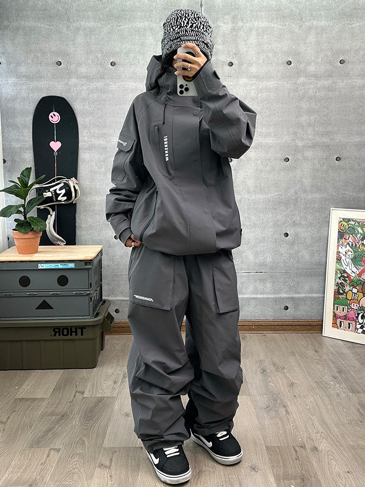 Women's John Snow Powder Pursuit Street Style Cargo Snow Suit - Image 3