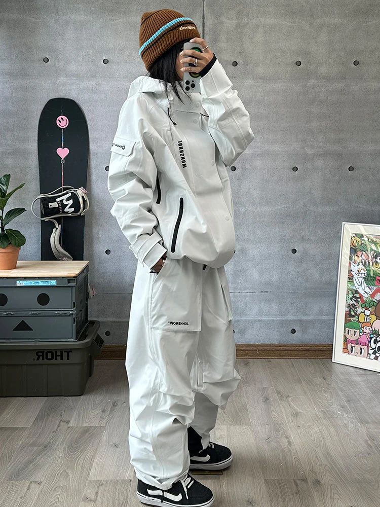 Women's John Snow Powder Pursuit Street Style Cargo Snow Suit - Image 5