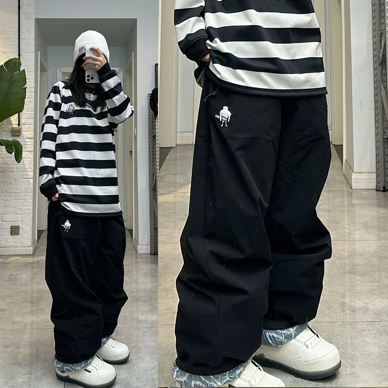 Women's John Snow Super Baggy Cargo Snow Pants - Image 4