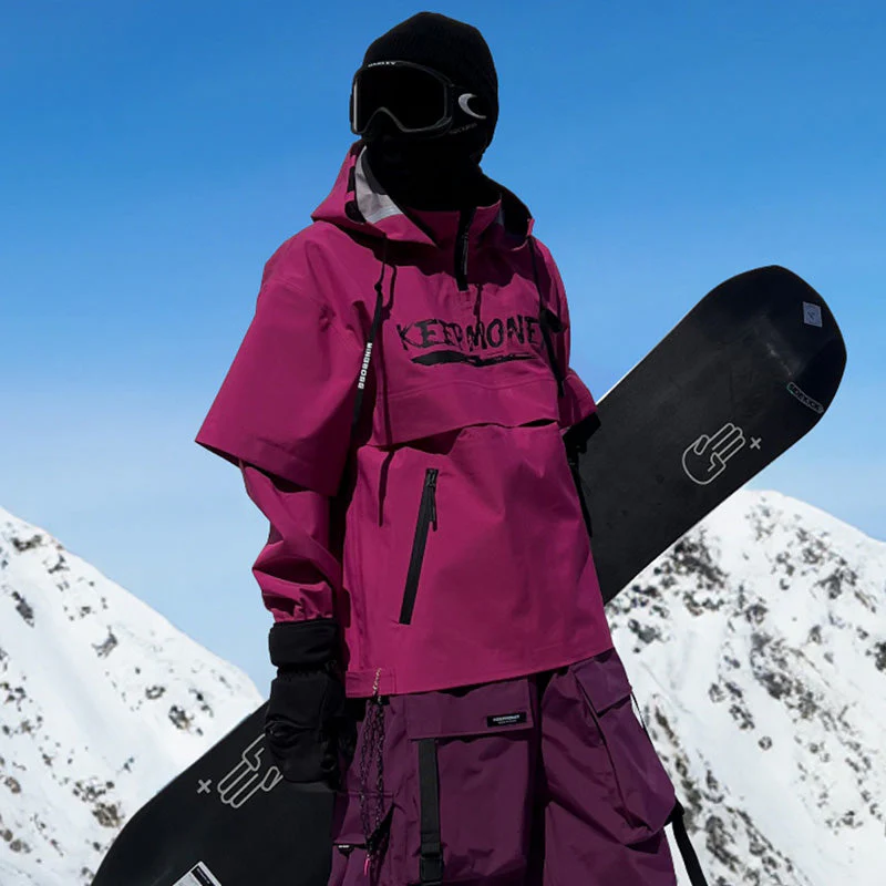 Women's Keep Money Mountain Chill Baggy Snowboard Jacket - Image 5