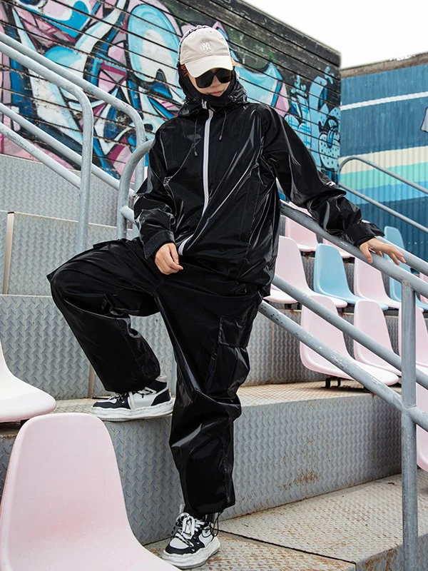 Women's Mountain Beast Black Paint Graphene 3L Snow Jackets - Image 4