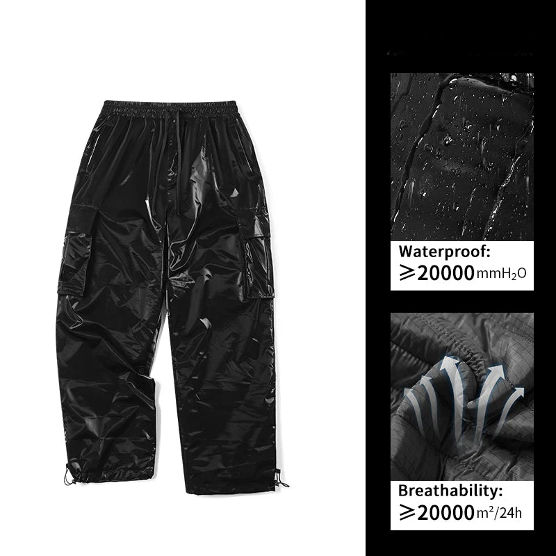 Women's Ld Ski Black Paint Graphene 3L Snow Pants - Image 2