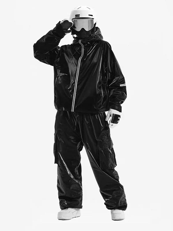 Women's Mountain Beast Black Paint Graphene 3L Snowsuit Sets - Image 2