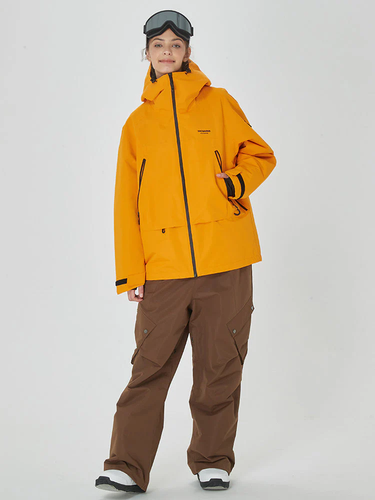 Women's Mountain Breaker Anorak Jacket with Swag Cargo Snowboard Pants - Image 15