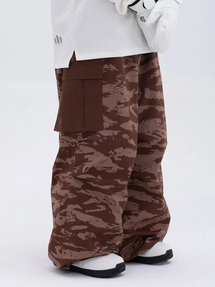 Women's Mountain Chill Freestyle Prime Baggy Camo Snowboard Pants - Image 3