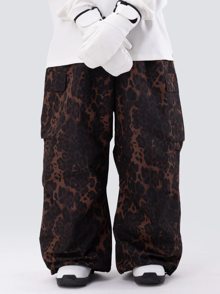 Women's Mountain Chill Freestyle Prime Baggy Leopard Snowboard Pants