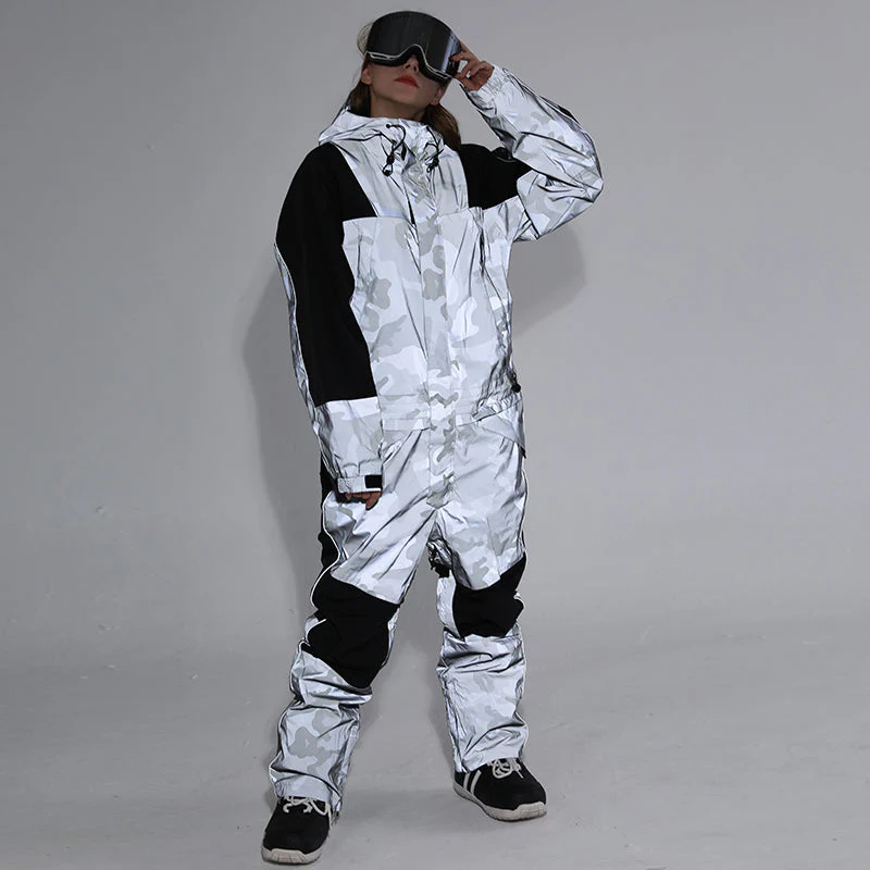 Women's Mountain Destroyer Snowshred One Piece Ski Jumpsuit Snowsuits - Image 4