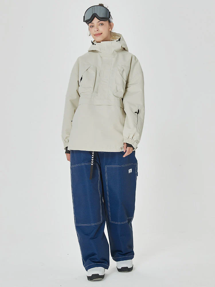 Women's Mountain Freerider Freestyle Snowsuits Anorak Snowboard Jacket & Pants - Image 4
