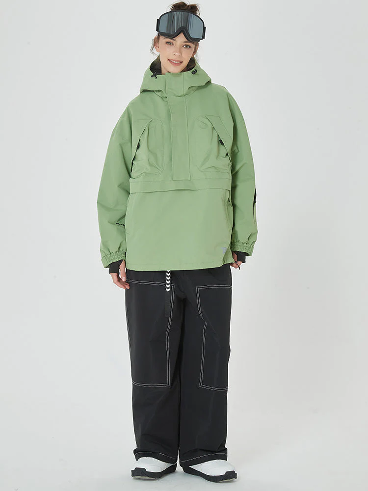 Women's Mountain Freerider Freestyle Snowsuits Anorak Snowboard Jacket & Pants - Image 7