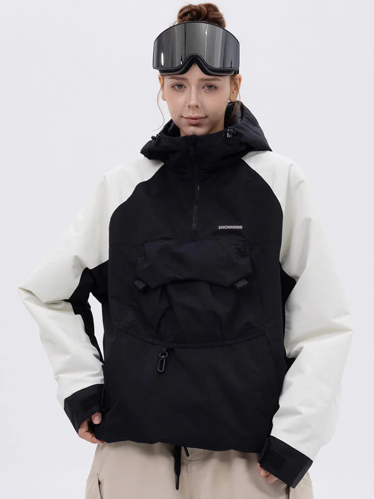 Women's Mountain Freestyle Cargo Pocket Bomber Camo Snowboard Jacket - Image 12