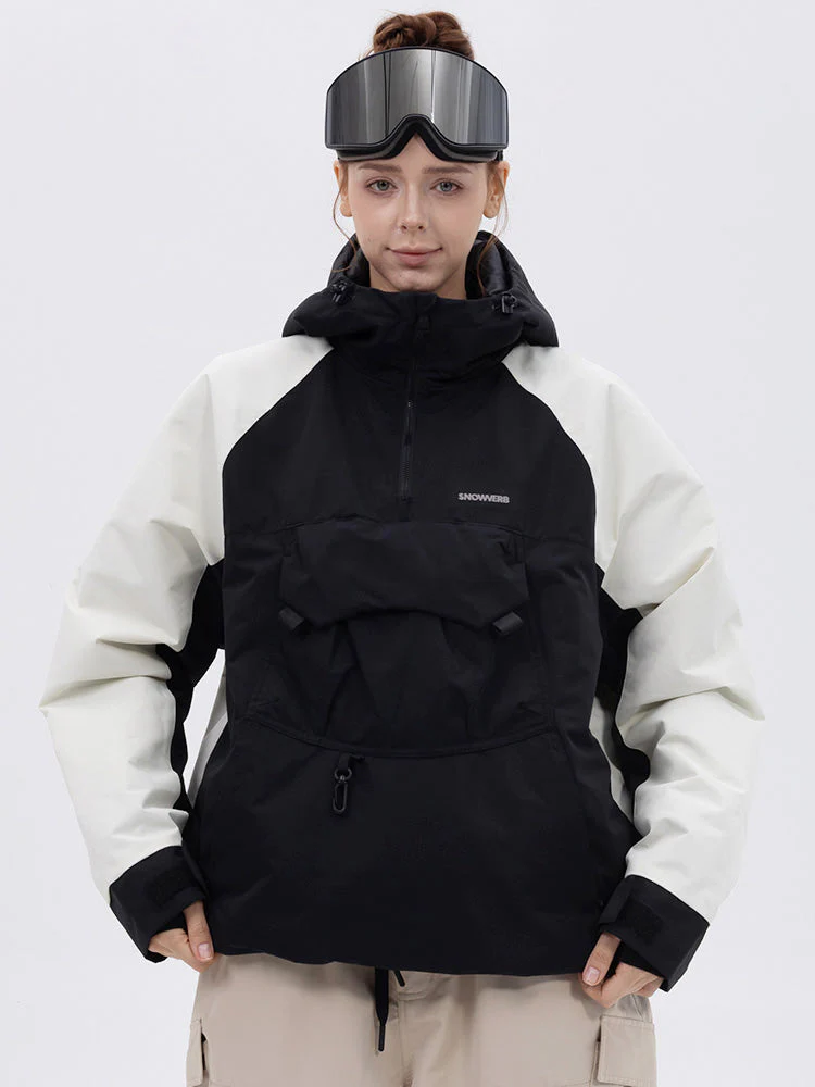 Women's Mountain Freestyle Cargo Pocket Bomber Camo Snowboard Jacket - Image 13