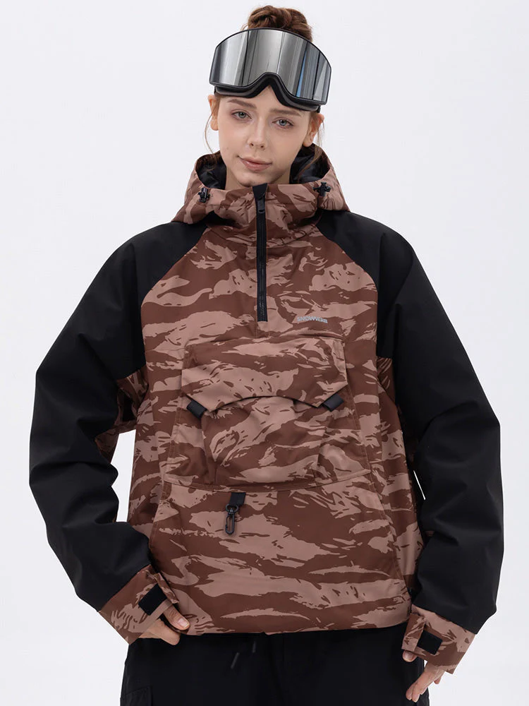 Women's Mountain Freestyle Cargo Pocket Bomber Snowboard Jacket - Image 15