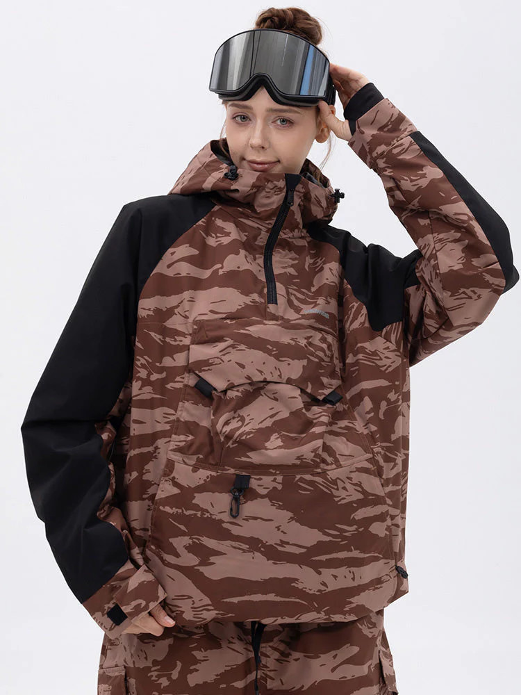 Women's Mountain Freestyle Cargo Pocket Bomber Snowboard Jacket - Image 16