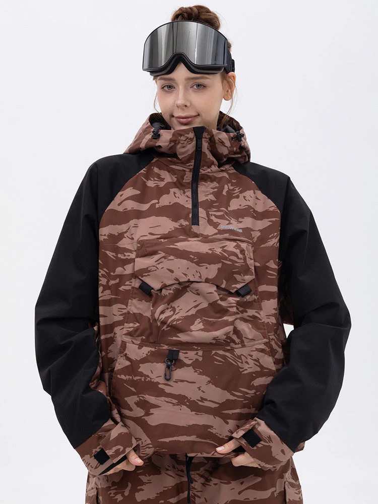 Women's Mountain Freestyle Cargo Pocket Bomber Snowboard Jacket - Image 17