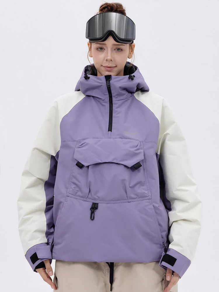 Women's Mountain Freestyle Cargo Pocket Bomber Snowboard Jacket - Image 3