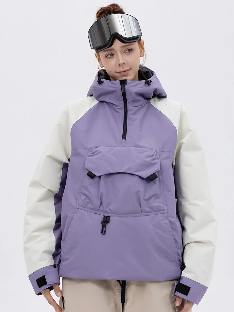 Women's Mountain Freestyle Cargo Pocket Bomber Snowboard Jacket - Image 4