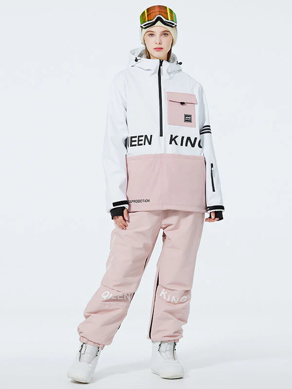 Women's Mountain Peak SnowGuard Half-zip Anorak Snowsuits - Image 8