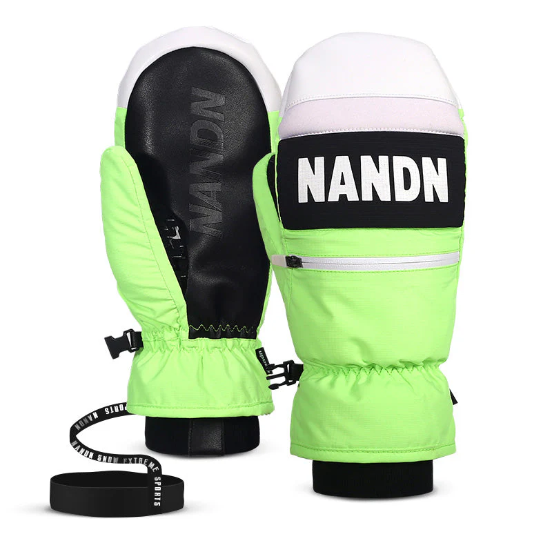 Women's Nandn AlpinePeak All-Weather Mountain Snowboard Mittens - Image 10