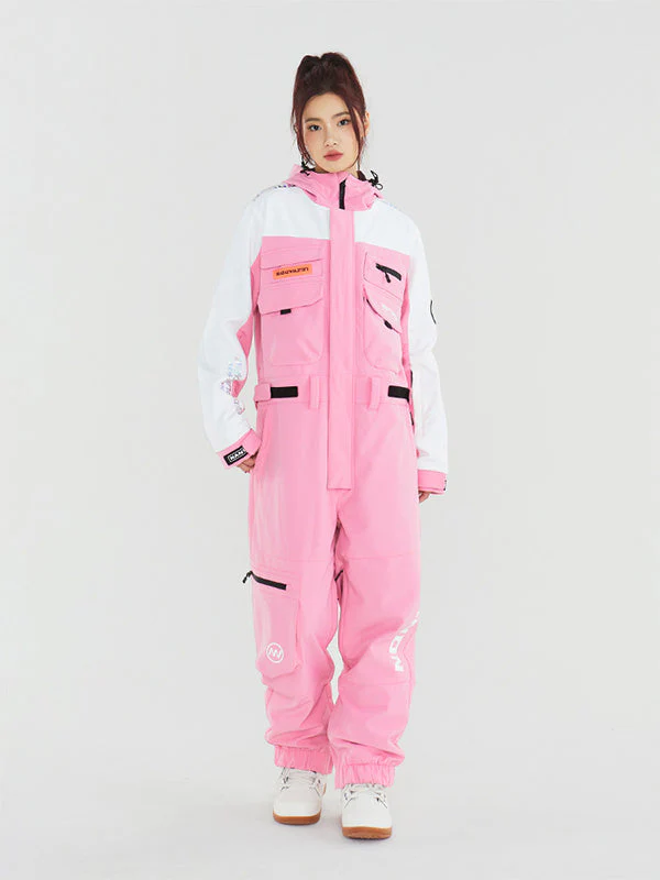 Women's Nandn Field Cargo Snowsuit One Piece - Image 4