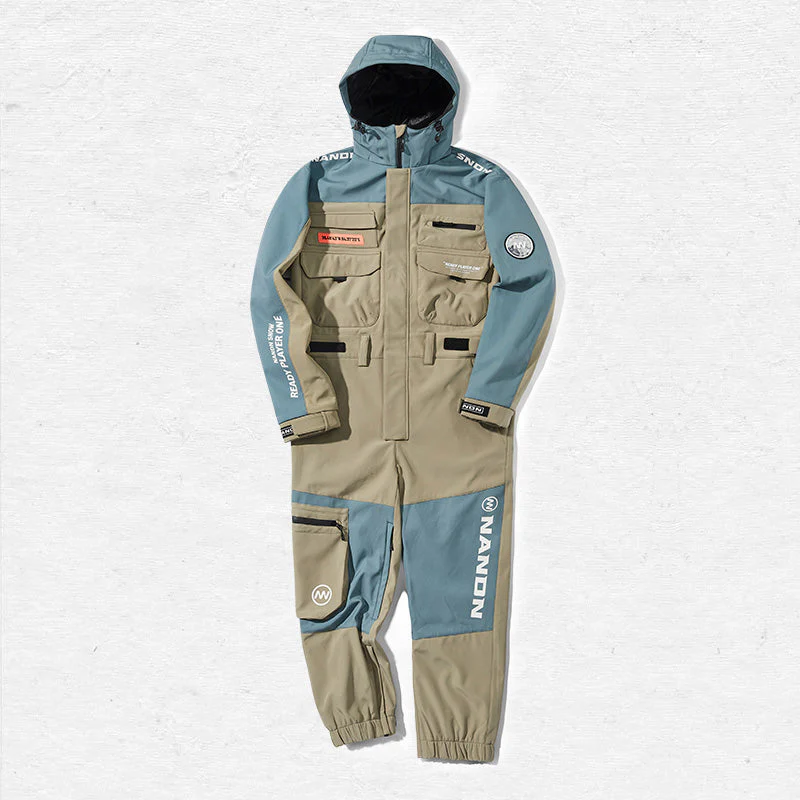 Women's Nandn Field Cargo Snowsuit One Piece - Image 7
