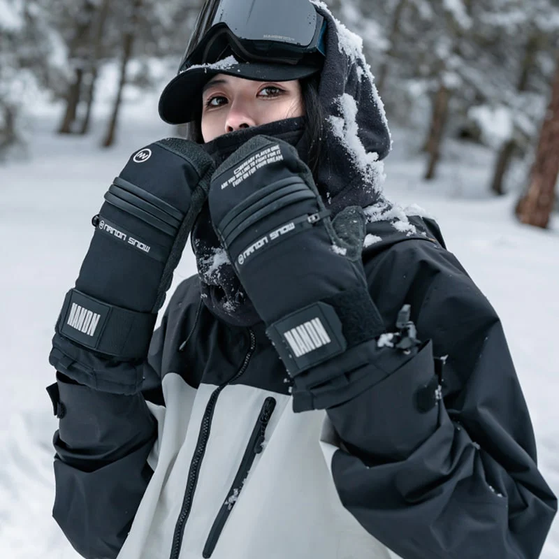 Women's Nandn Mountain Beast KEVLAR All Weather Snowboard Mittens - Image 3