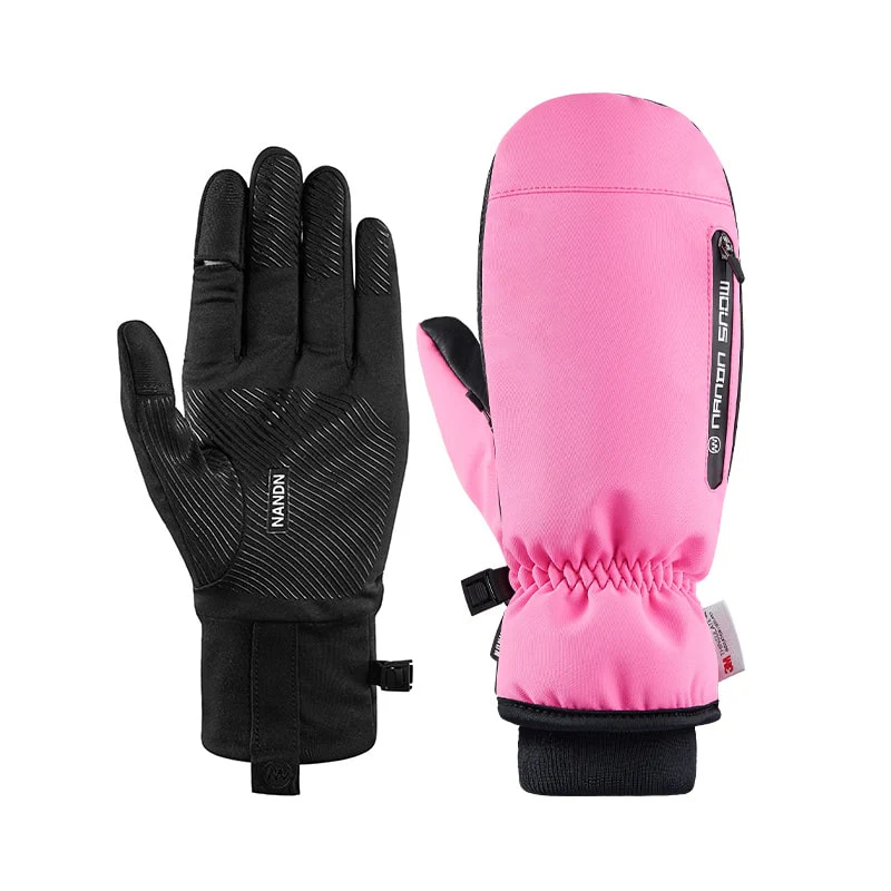 Women's Nandn Winter Mountain Shred All Weather Snow Mittens - Image 4