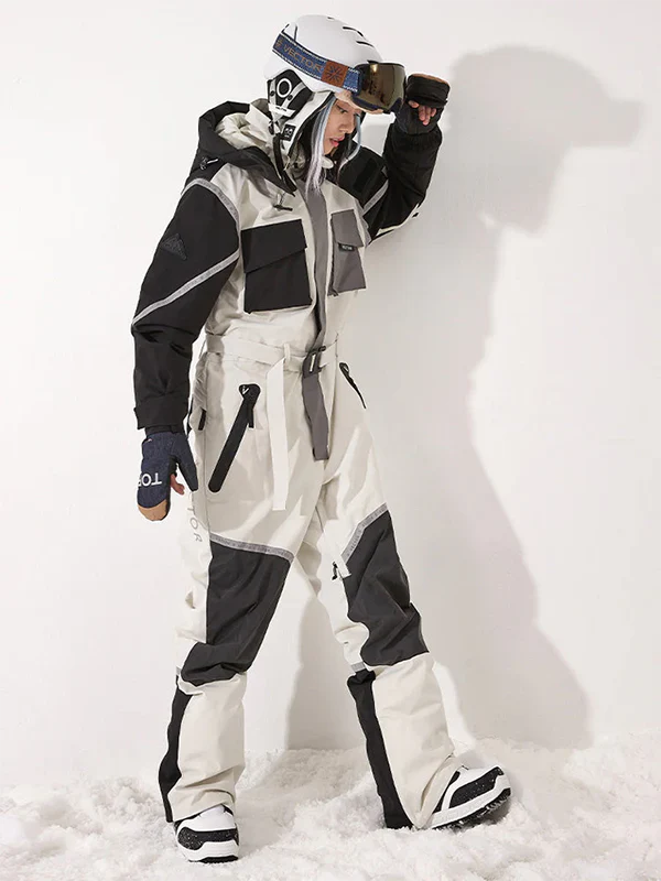 Women's Vector Nebula Spliced Snowsuit One Piece - Image 2
