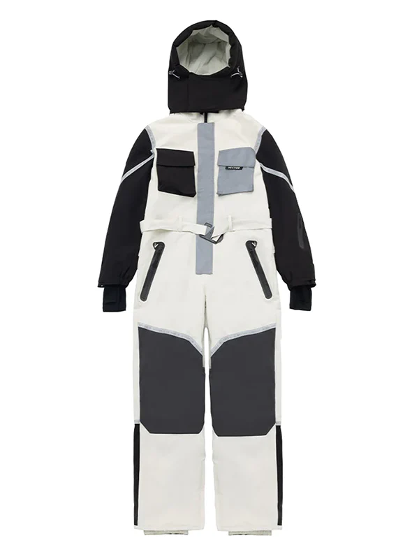 Women's Vector Nebula Spliced Snowsuit One Piece - Image 3