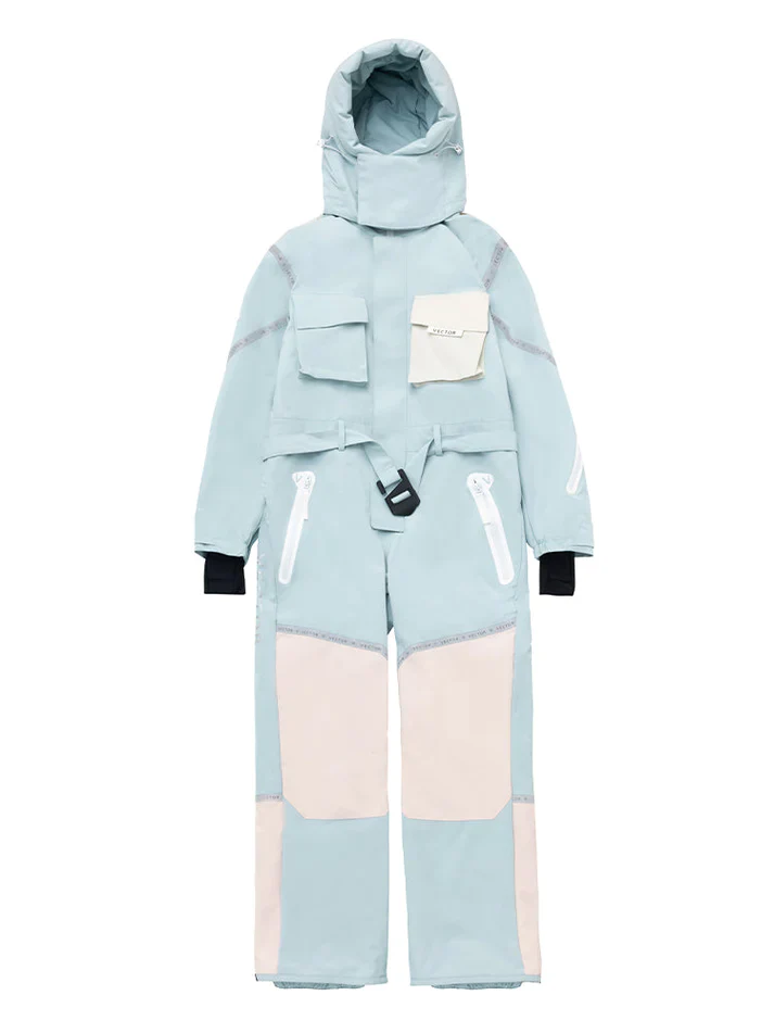 Women's Vector Nebula Spliced Snowsuit One Piece - Image 7