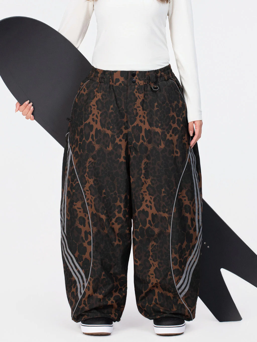 Women's Nightline Park Rider Reflective Curve Baggy Snow Pants - Image 40
