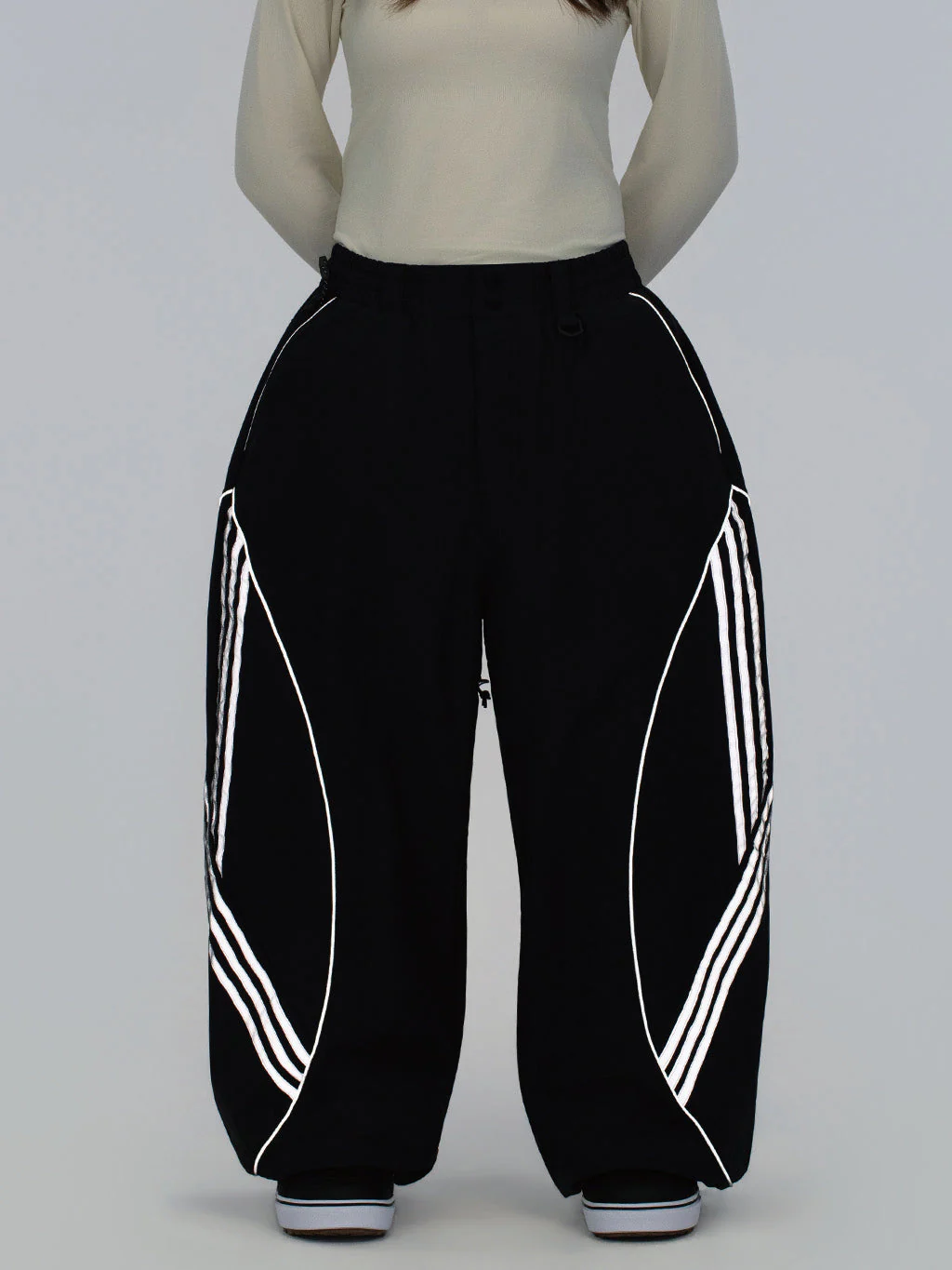 Women's Nightline Park Rider Reflective Curve Baggy Snow Pants - Image 5