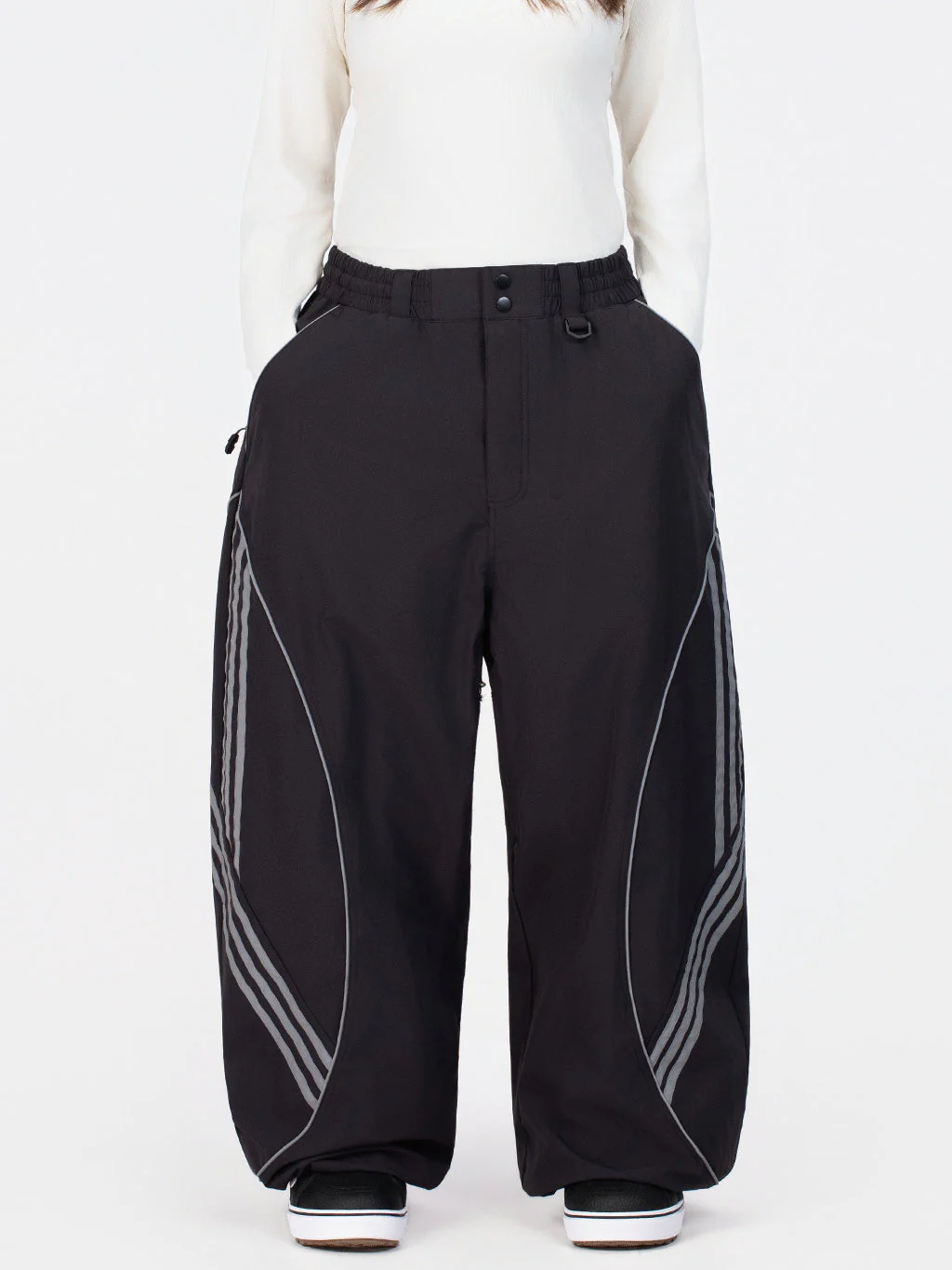 Women's Nightline Park Rider Reflective Curve Baggy Snow Pants - Image 6