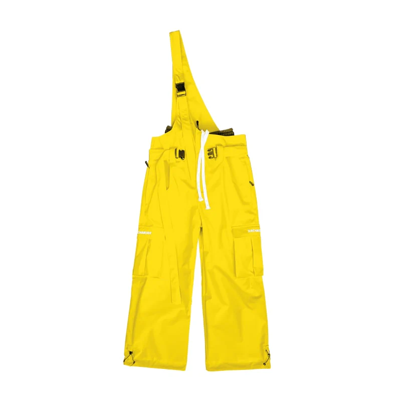 Women's North White Snowrush 3L Bibs Overall with One-shoulder Strap - Image 11