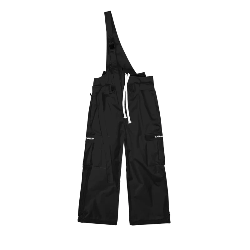 Women's North White Snowrush 3L Bibs Overall with One-shoulder Strap - Image 12