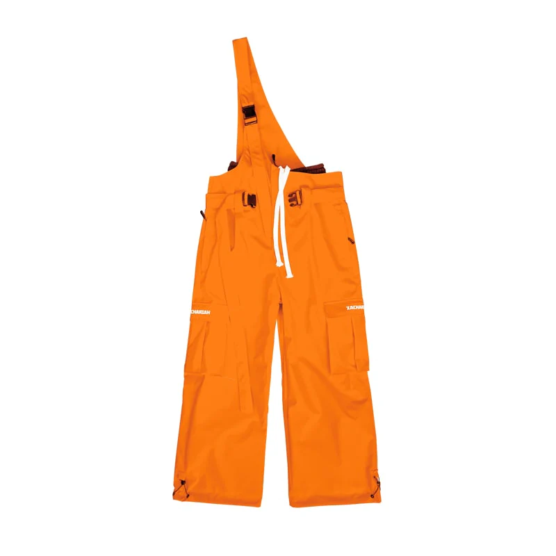Women's North White Snowrush 3L Bibs Overall with One-shoulder Strap - Image 13