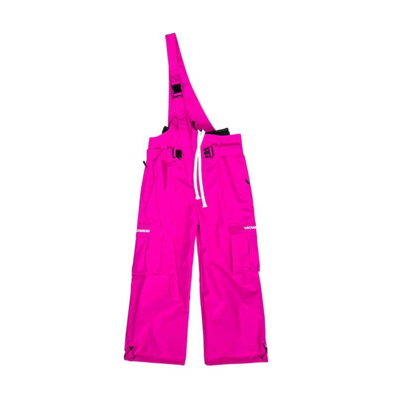 Women's North White Snowrush 3L Bibs Overall with One-shoulder Strap - Image 5